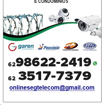 Tudo em segurana eletrnica e telecomunicaes - ALARMES - CAMERAS