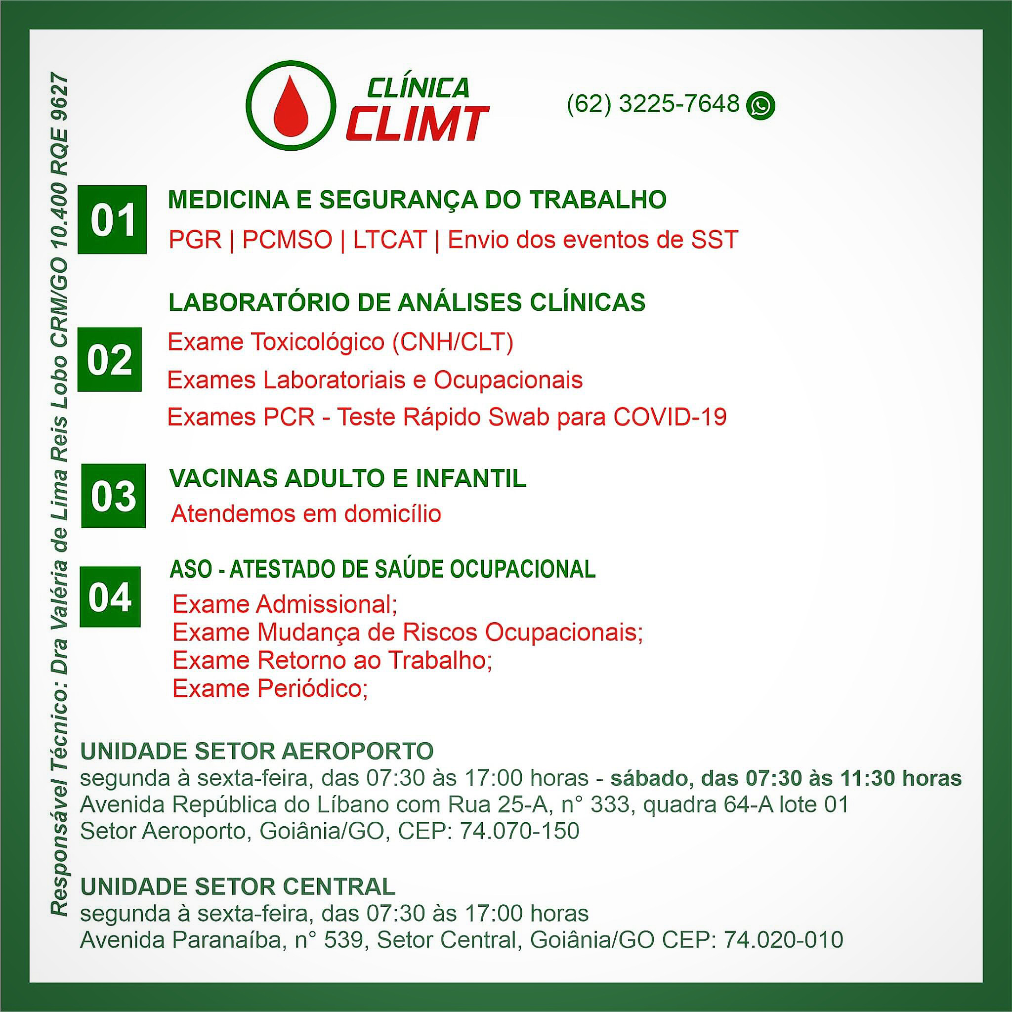 CLINT Medicina do Trabalho - Laboratrio - Vacinas
